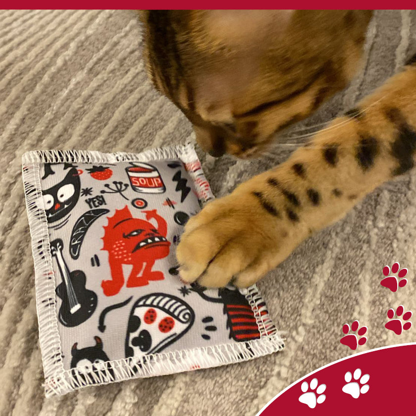 4cats 小枕頭 Cuddly cushion valerian 貓纈草 貓纈草