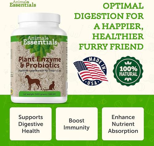 Animal Essentials - Plant Enzymes & Probiotics 植物消化輔助劑 (消化酵素及益生菌) 300g