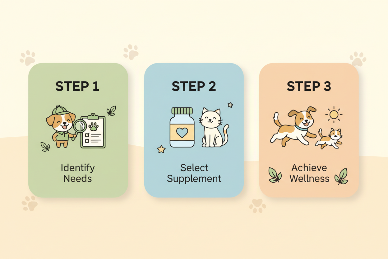 為毛孩找到最適合的保健品　只需三步！