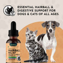 Animal Essentials - Hairball Relief - Hairball Relief Formula (For Cats and Dogs) 2oz