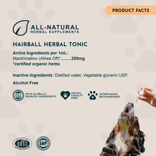 Animal Essentials - Hairball Relief - Hairball Relief Formula (For Cats and Dogs) 2oz