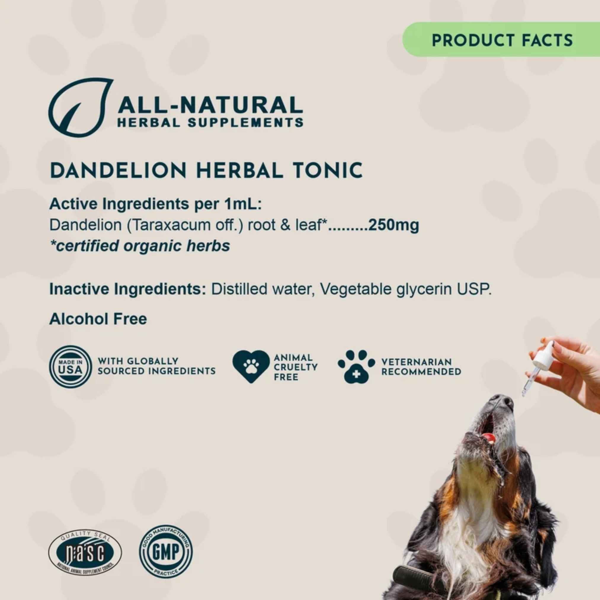 Animal Essentials Dandelion Herbal Tonic