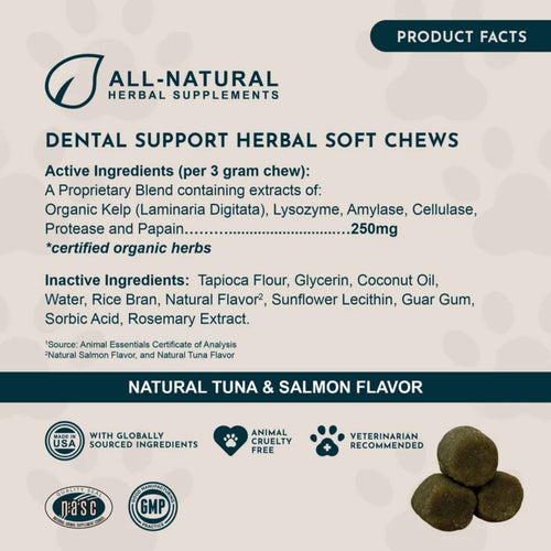 Animal Essentials Dental Support 潔齒護齦草本軟粒 20粒