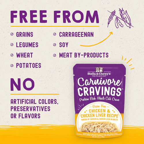 Original Box of 24 Cans - Stella &amp; Chewy's Carnivore Flavor Pack Series Grain-Free Adult Cat Wet Food