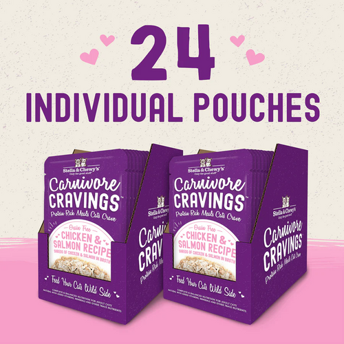 Original Box of 24 Cans - Stella &amp; Chewy's Carnivore Flavor Pack Series Grain-Free Adult Cat Wet Food