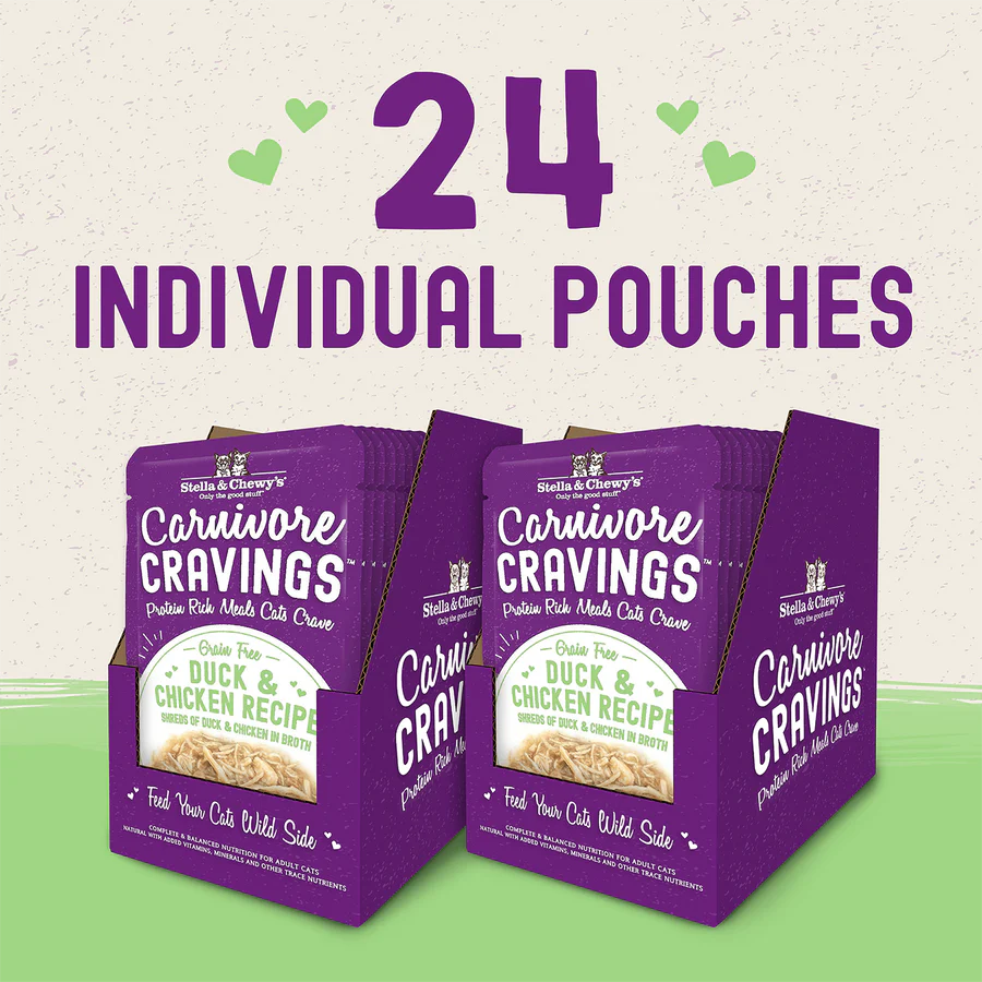 Original Box of 24 Cans - Stella &amp; Chewy's Carnivore Flavor Pack Series Grain-Free Adult Cat Wet Food