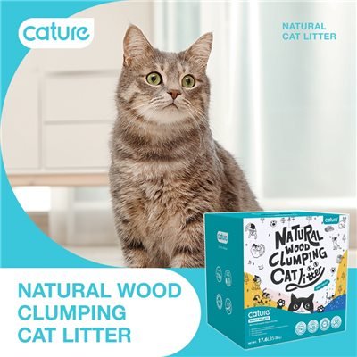 Cature 迦爵 Smart Pellet 歐洲原木(凝結)貓砂 20L (綠)