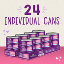 Stella &amp; Chewy's Grain-Free Kitten Chicken &amp; Salmon Bone Broth &amp; Meat Pâté (24 Cans)