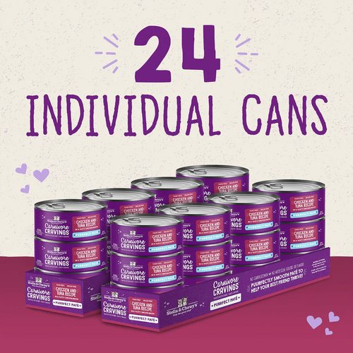 Stella &amp; Chewy's Grain-Free Bone Broth &amp; Meat Pâté Cat Food (24 Cans)