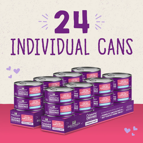 Stella &amp; Chewy's Grain-Free Bone Broth &amp; Meat Pâté Cat Food (24 Cans)