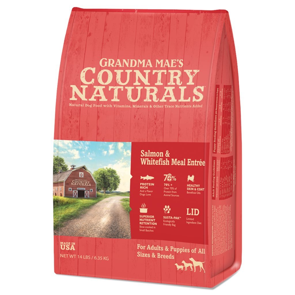 Country Naturals 三文魚白鮭魚全犬種 狗乾糧 25lb