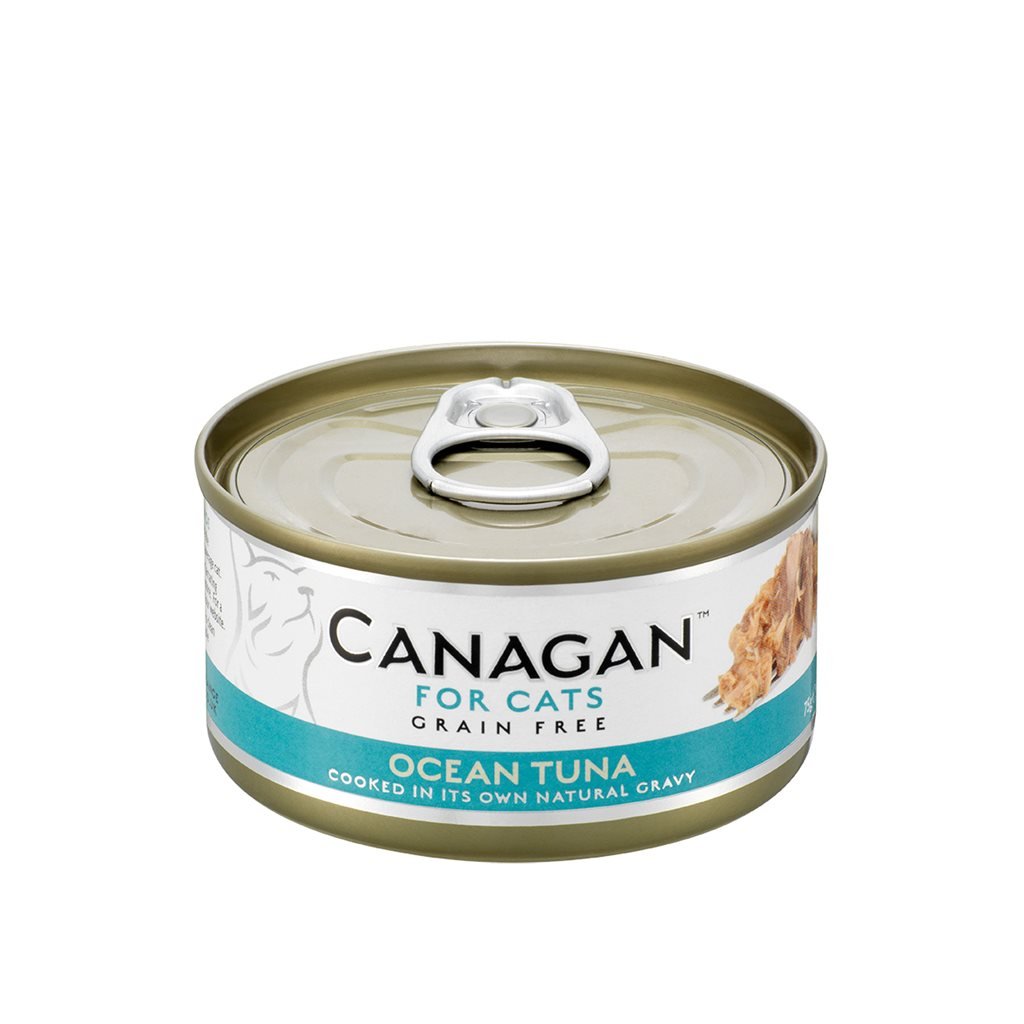 Canagan 貓罐 Ocean Tuna 無穀物 吞拿魚 (淺藍) - 幸福站