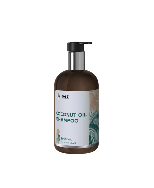 DR.Pet Coconut Oil Shampoo 椰子核桃油潔毛液 480ml (貓狗合用)
