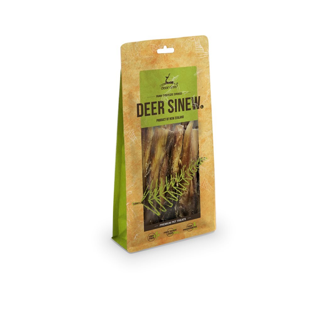 Dear Deer 美味小食系列 - 鹿筋條 (Deer Sinew) 150g (適合中大型犬)