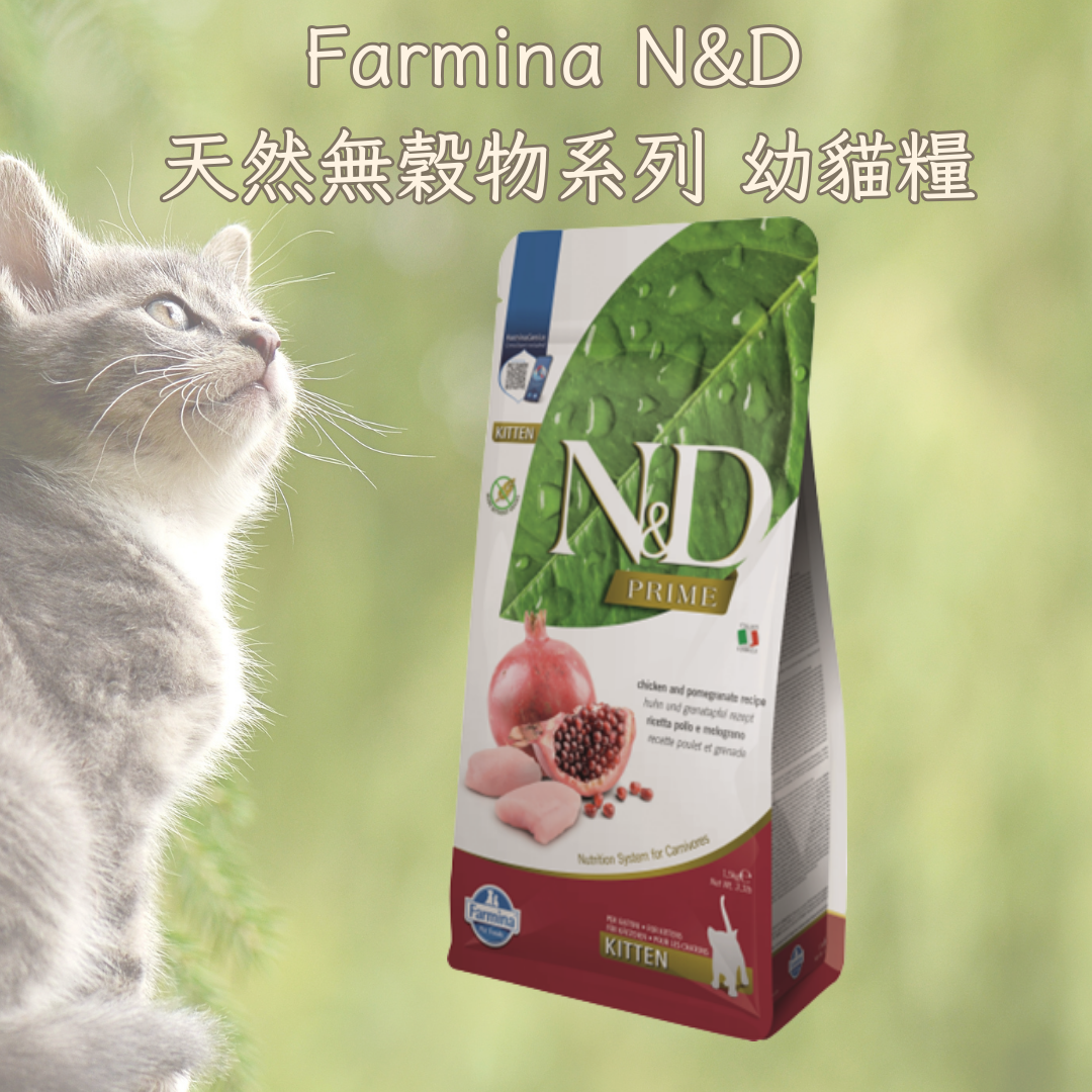 Farmina N&D 天然無穀物系列 幼貓糧