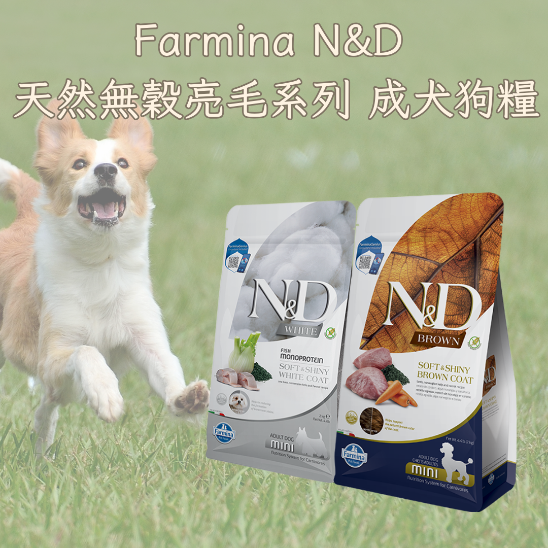 Farmina N&D 天然無穀亮毛系列 成犬狗糧