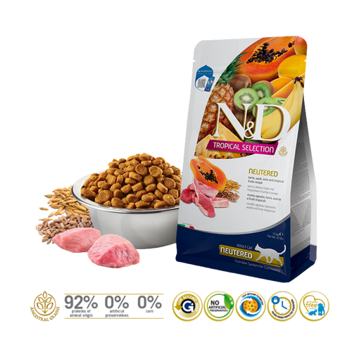 Farmina N&amp;D Tropical Fruit Series Cat Food for Spayed and Neutered Cats