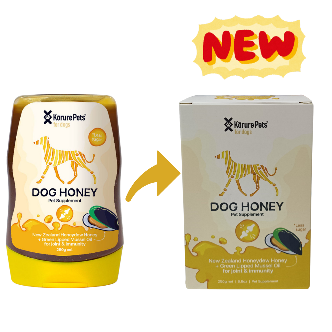 Kōrure Pets Mussel Honey- 紐西蘭蜂蜜+綠唇貽貝 [增強免疫力和關節保養-犬用] 250g