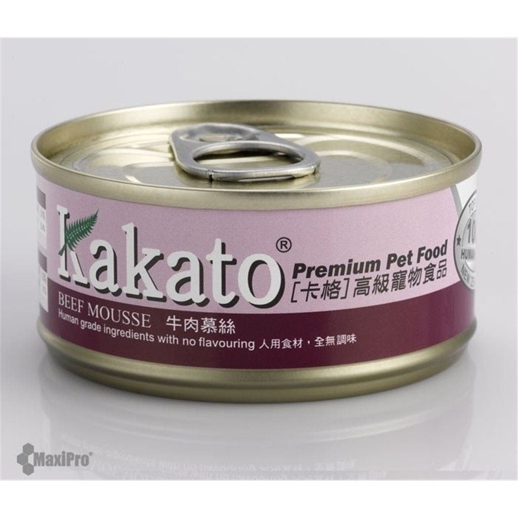 Kakato 卡格 Beef Mousse 牛肉慕絲 (貓狗合用) 70g - 幸福站