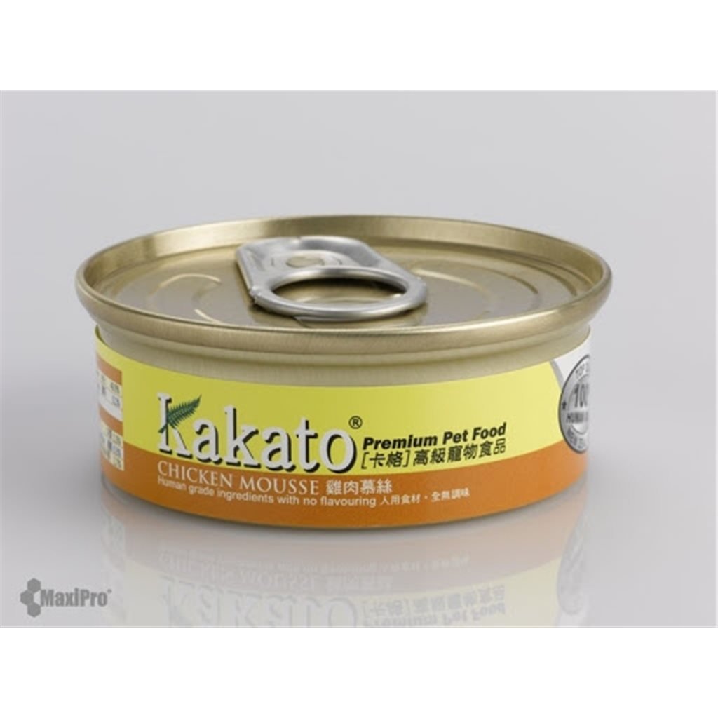 Kakato 卡格 Chicken Mousse 雞肉慕絲(貓狗合用) 40g - 幸福站