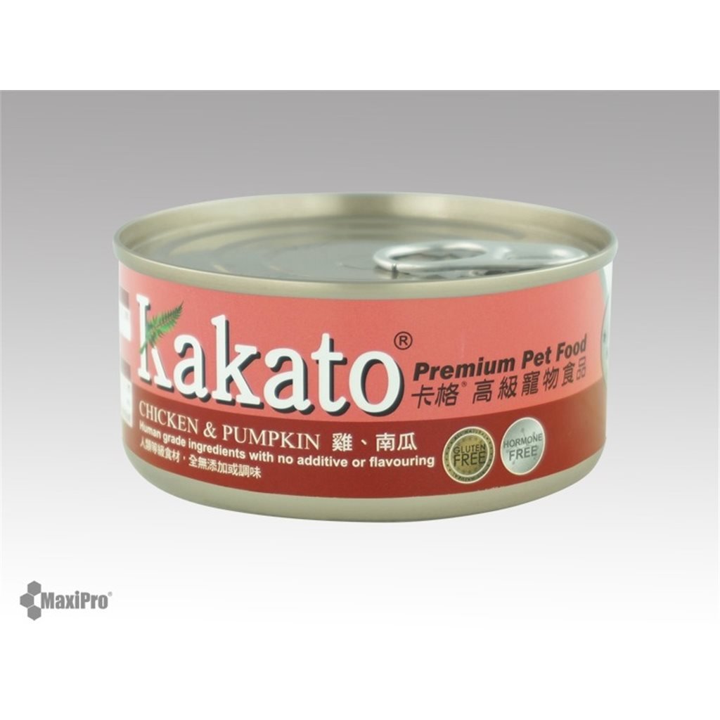 Kakato 卡格 Chicken & Pumpkin 雞、南瓜 (貓狗合用) 70g - 幸福站