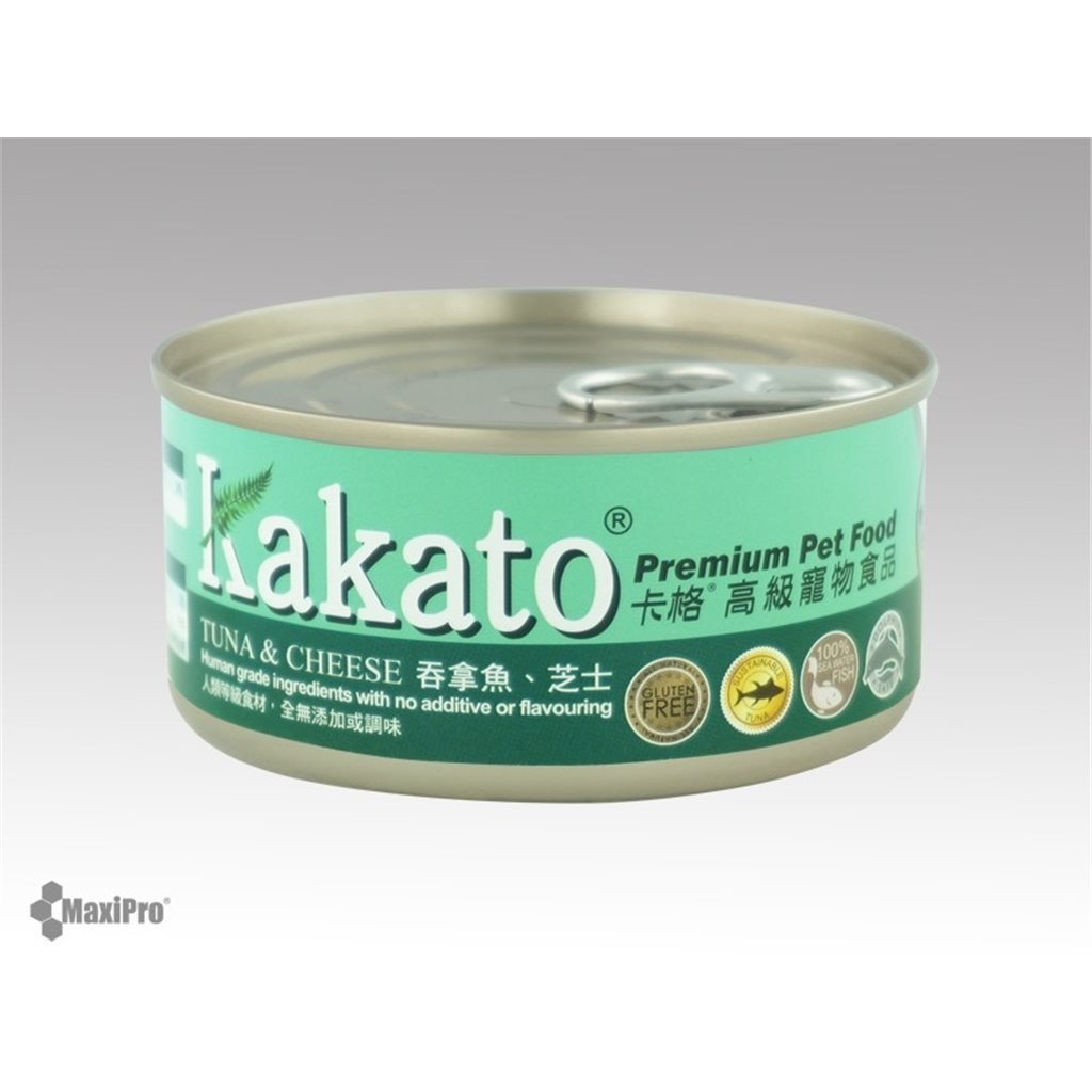 Kakato 卡格 Tuna & Cheese 吞拿魚、芝士 (貓狗合用) 70g - 幸福站