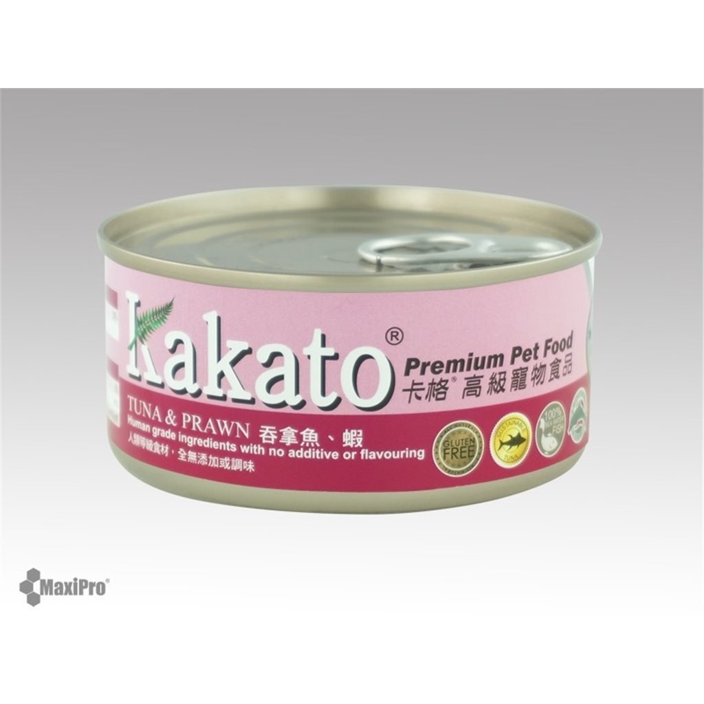 Kakato 卡格 Tuna & Prawn 吞拿魚、蝦 (貓狗合用) 170g