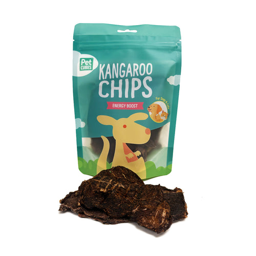 PetCubes 溫和風乾小食 袋鼠肉乾 (貓狗合用) 50g