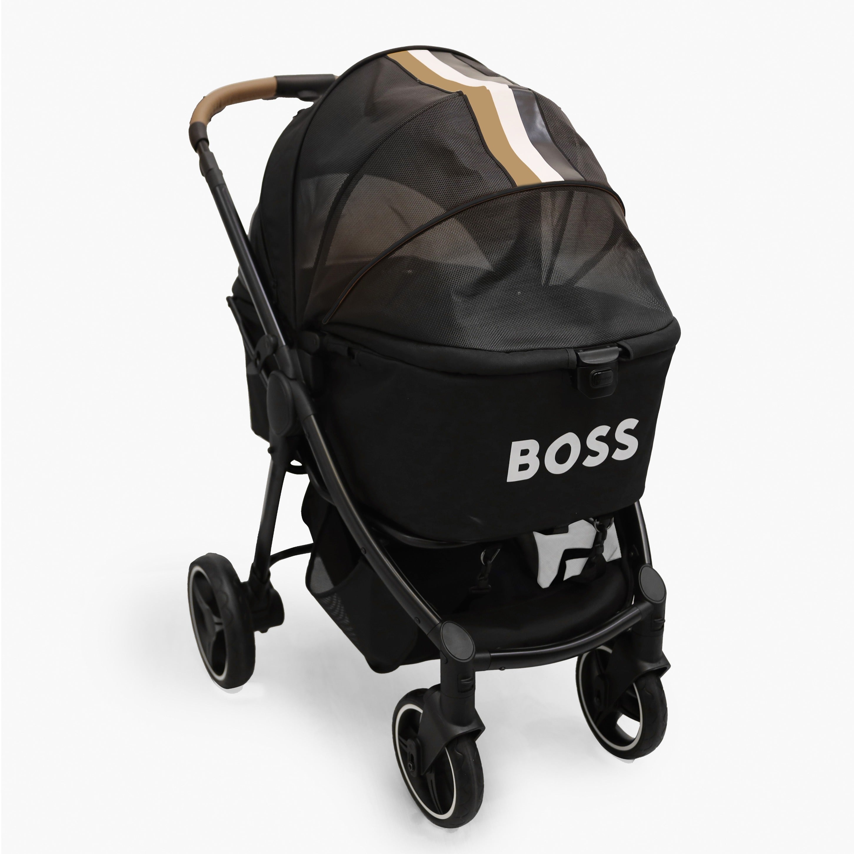 BOSS 雙開敞篷寵物手推車