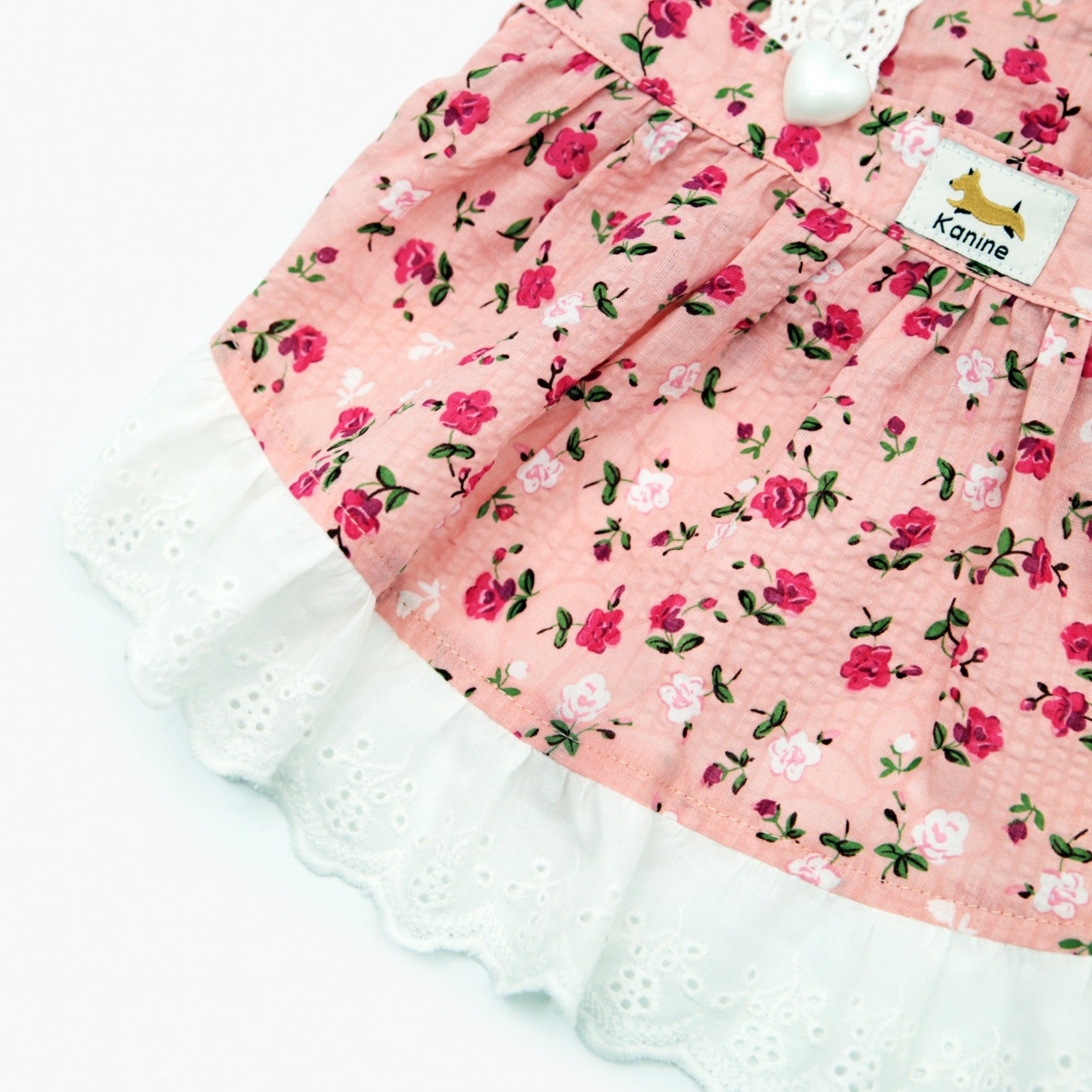 Kanine Dog Floral Lace Dress 花花蕾絲裙