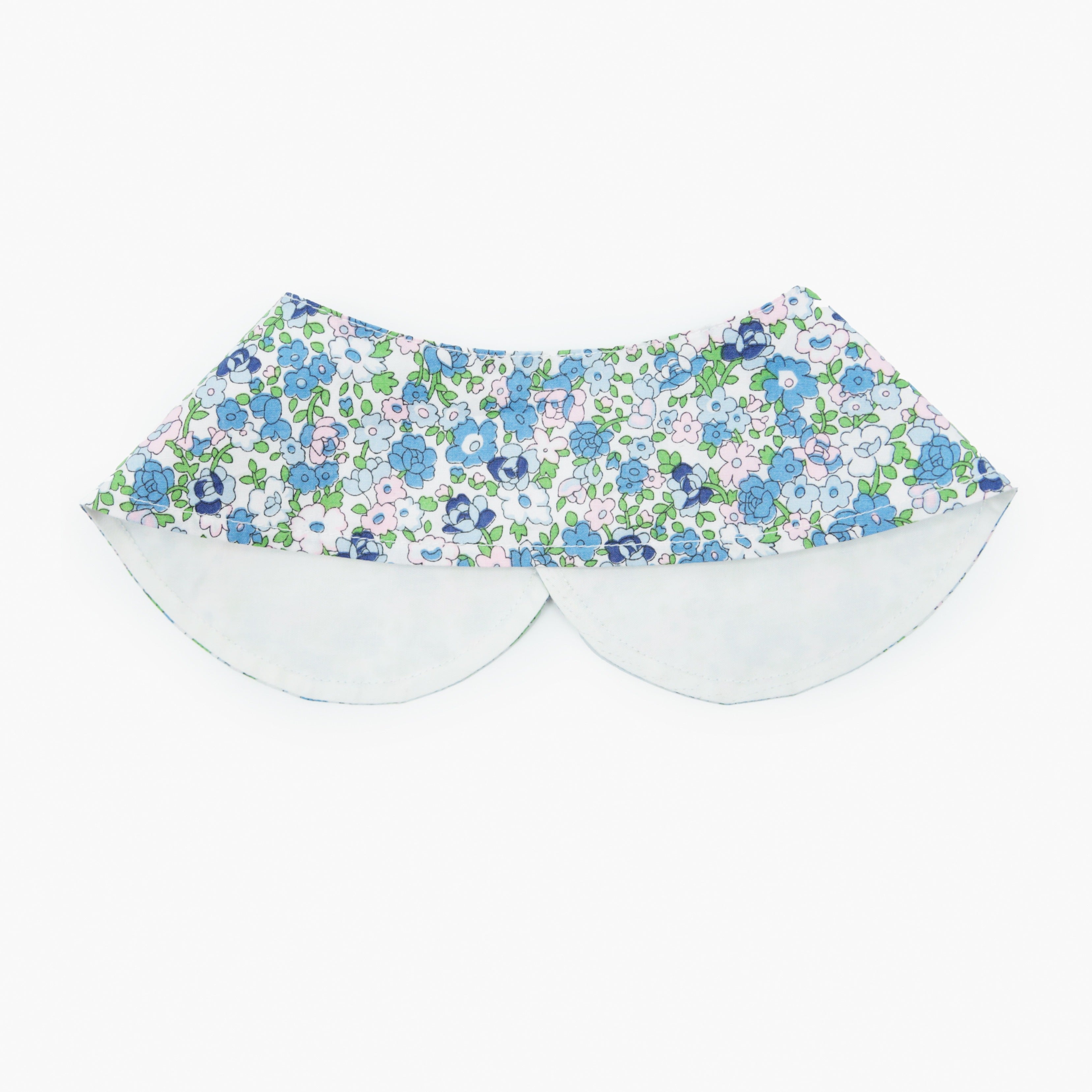Dog Button Floral Bib