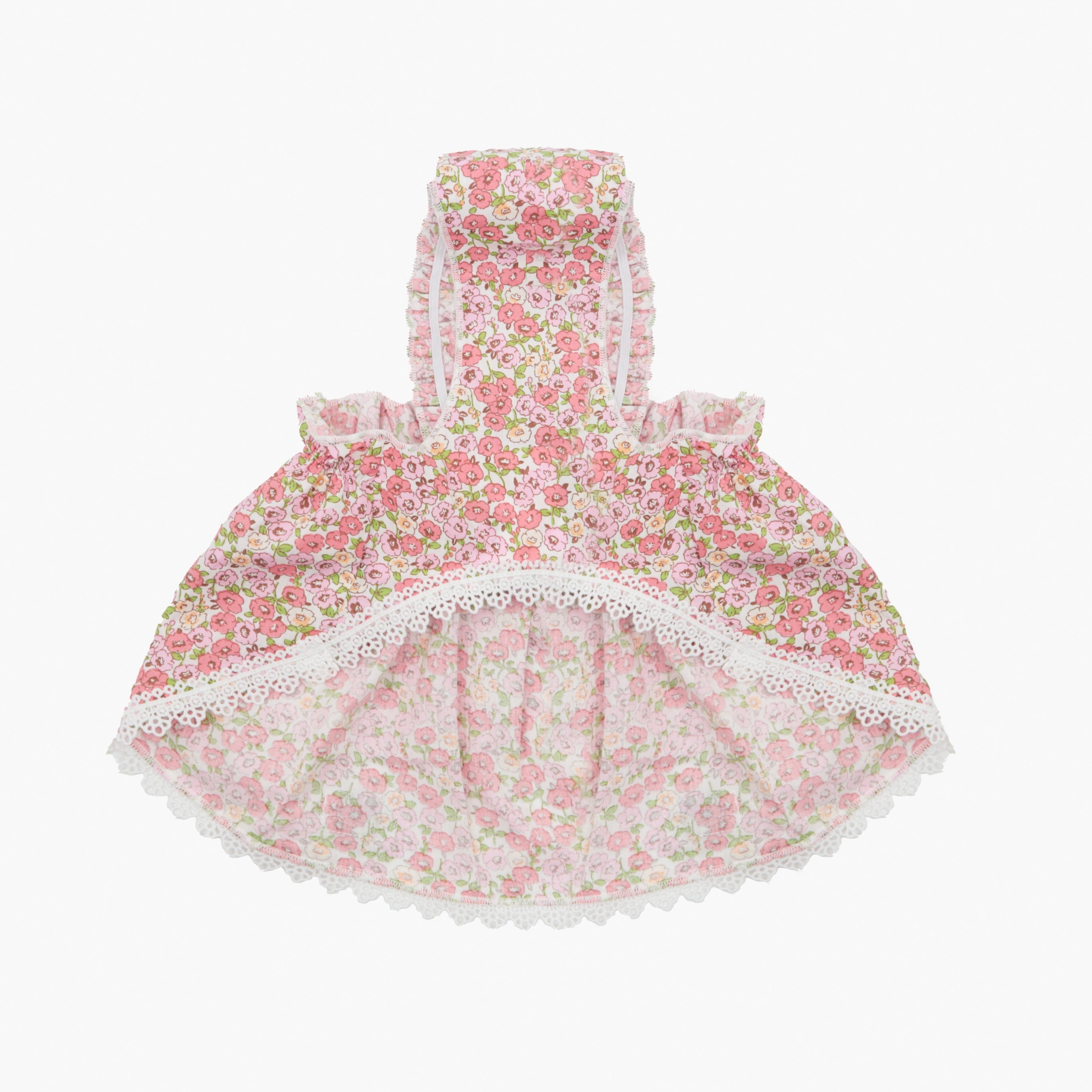 Kanine Dog Floral Satin Bow Dress 碎花緞帶裙