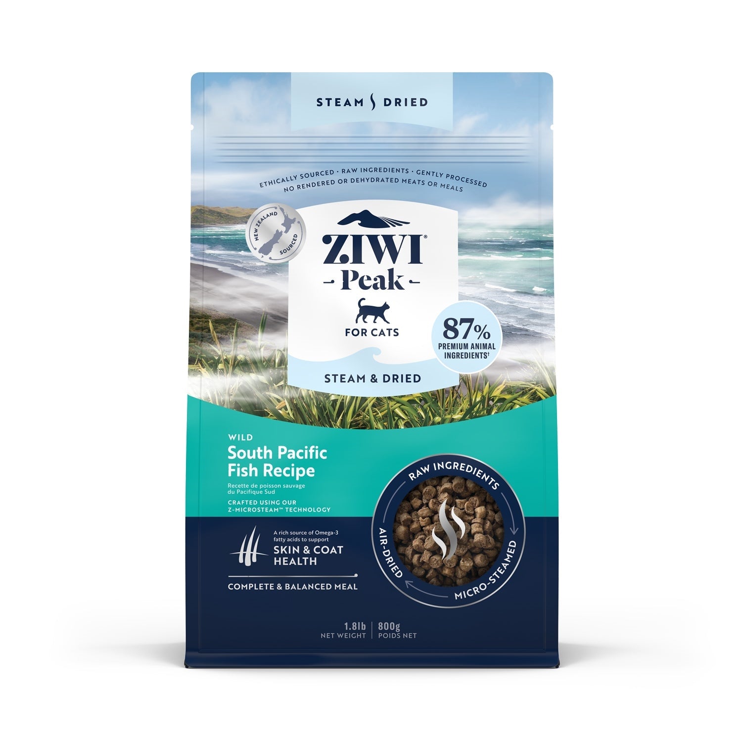 ZiwiPeak 無穀物 微蒸風乾貓糧