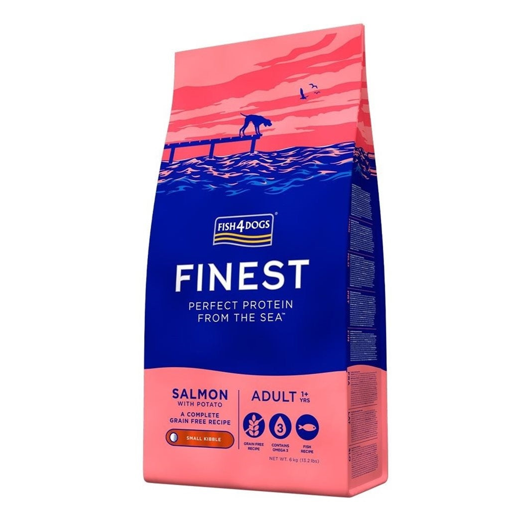 Fish4Dogs Finest Fish Gluten-Free Hypoallergenic Adult Dog Food (Small)