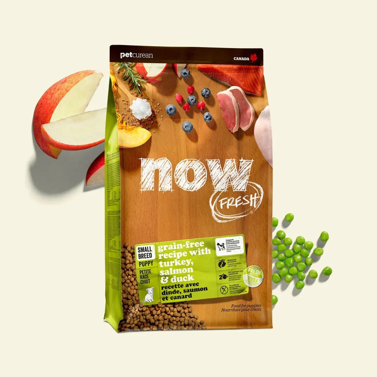 Now! Grain Free 火雞三文魚鴨肉狗糧 - 小型幼犬