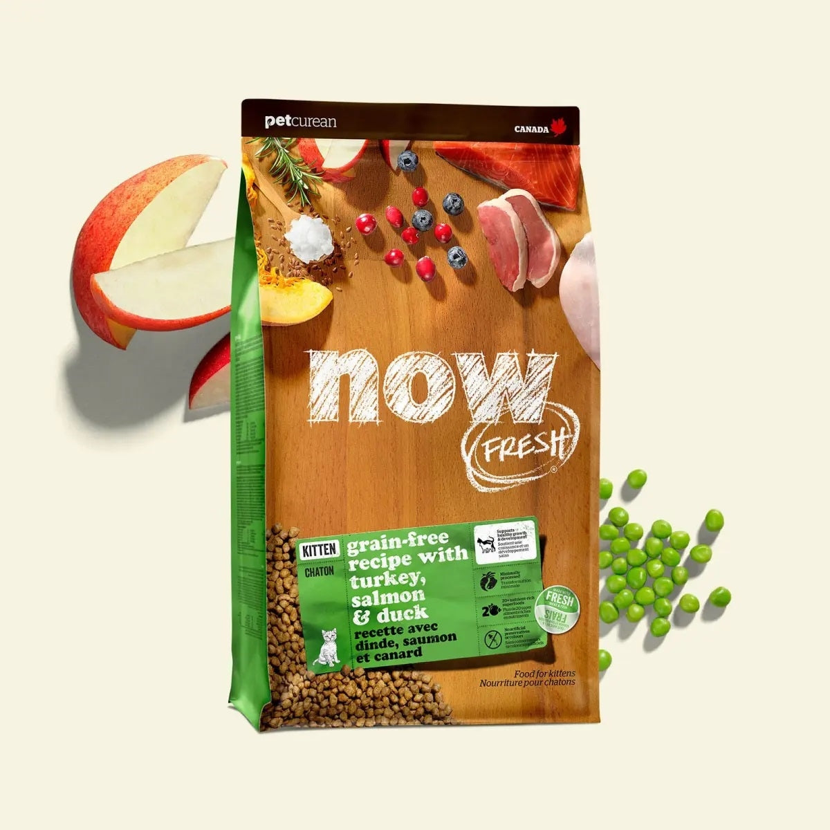 Now! Grain Free 火雞三文魚鴨肉貓糧 - 幼貓