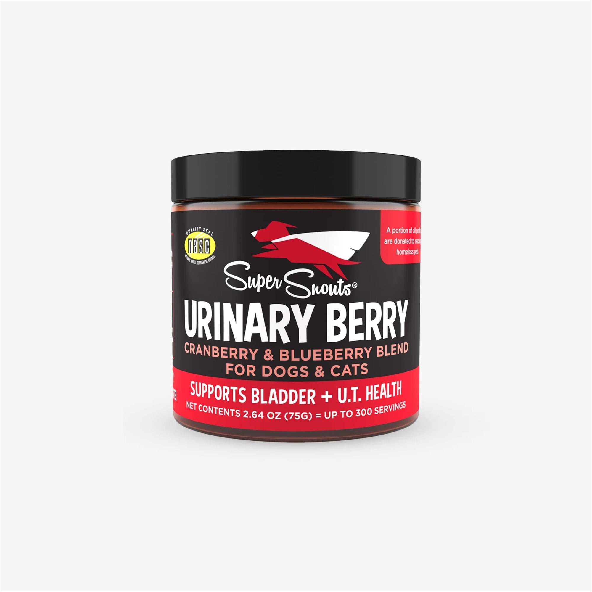 Super Snout - Urinary Berry (蔓越莓+藍莓) 泌尿 75g (貓狗適用)