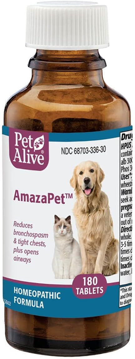 PetAlive - AmazaPet 專治哮喘 180 粒