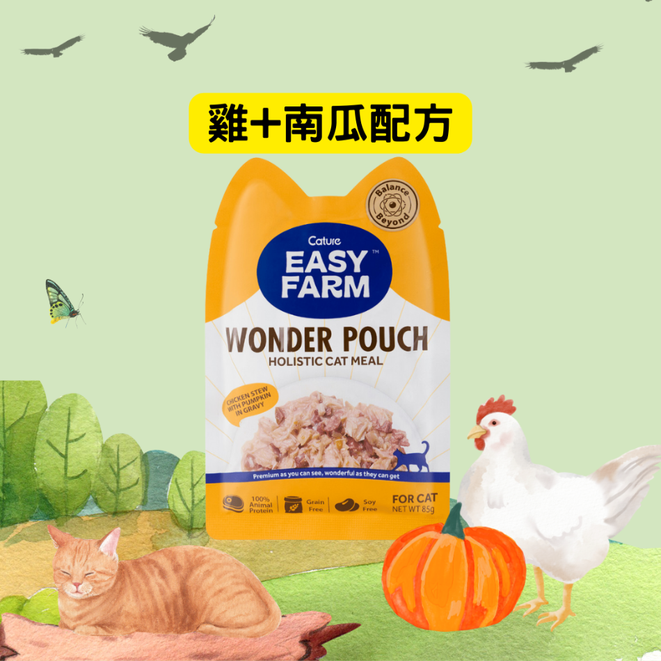 Cature 迦爵 Wonder Pouch  貓貓低溫慢燉鮮食餐包 85g