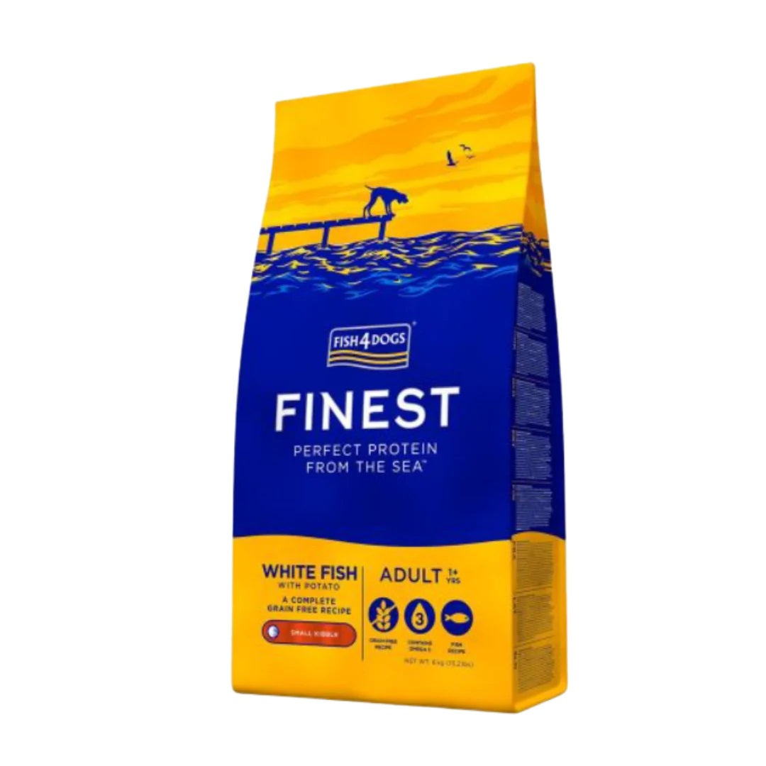 Fish4Dogs Finest Fish Gluten-Free Hypoallergenic Adult Dog Food (Small)