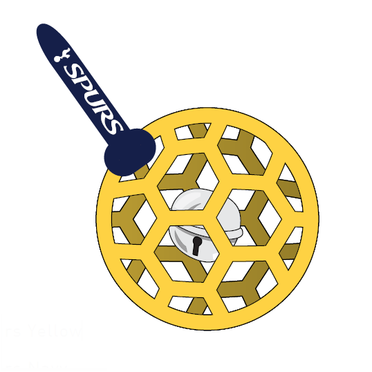 Spurs Rubber Dog Ball