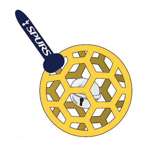 Spurs Rubber Dog Ball