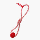 Arsenal Rubber Dog Ball on Rope