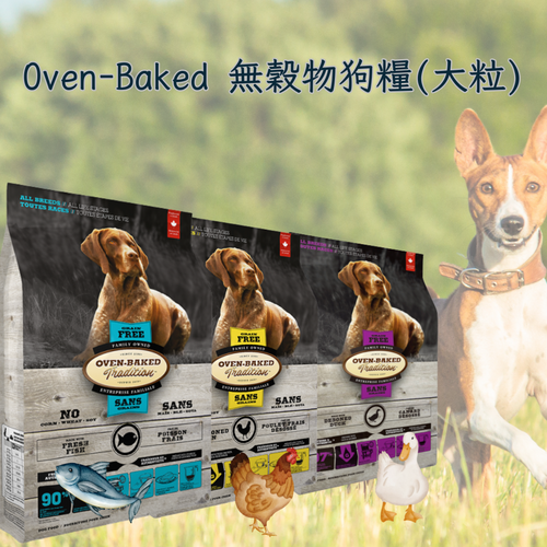 Oven-Baked (Dog) 無穀物狗糧 (大粒)