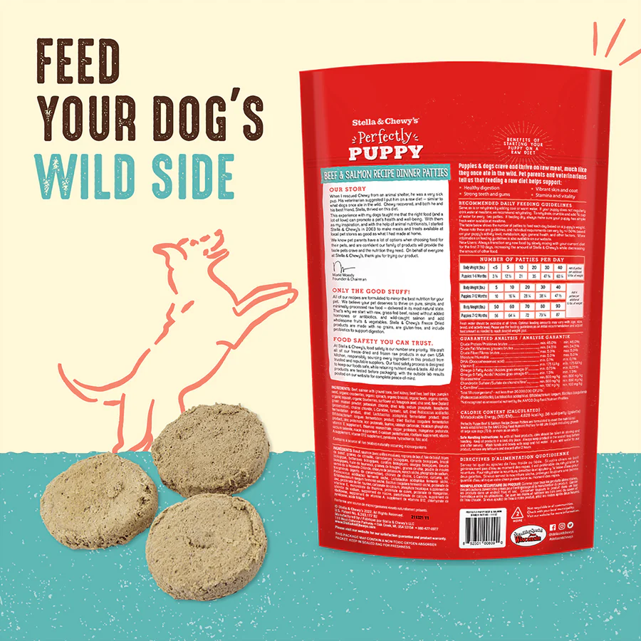 Stella &amp; Chewy's - Freeze Dried Perfectly Puppy Dog Food