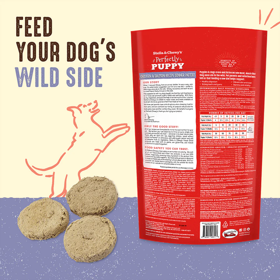 Stella &amp; Chewy's - Freeze Dried Perfectly Puppy Dog Food