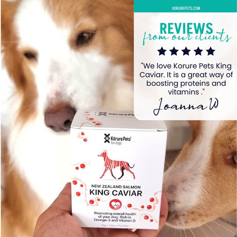 Kōrure Pets - New Zealand King Salmon Roe Freeze-Dried 35g [Heart Health - For Dogs]