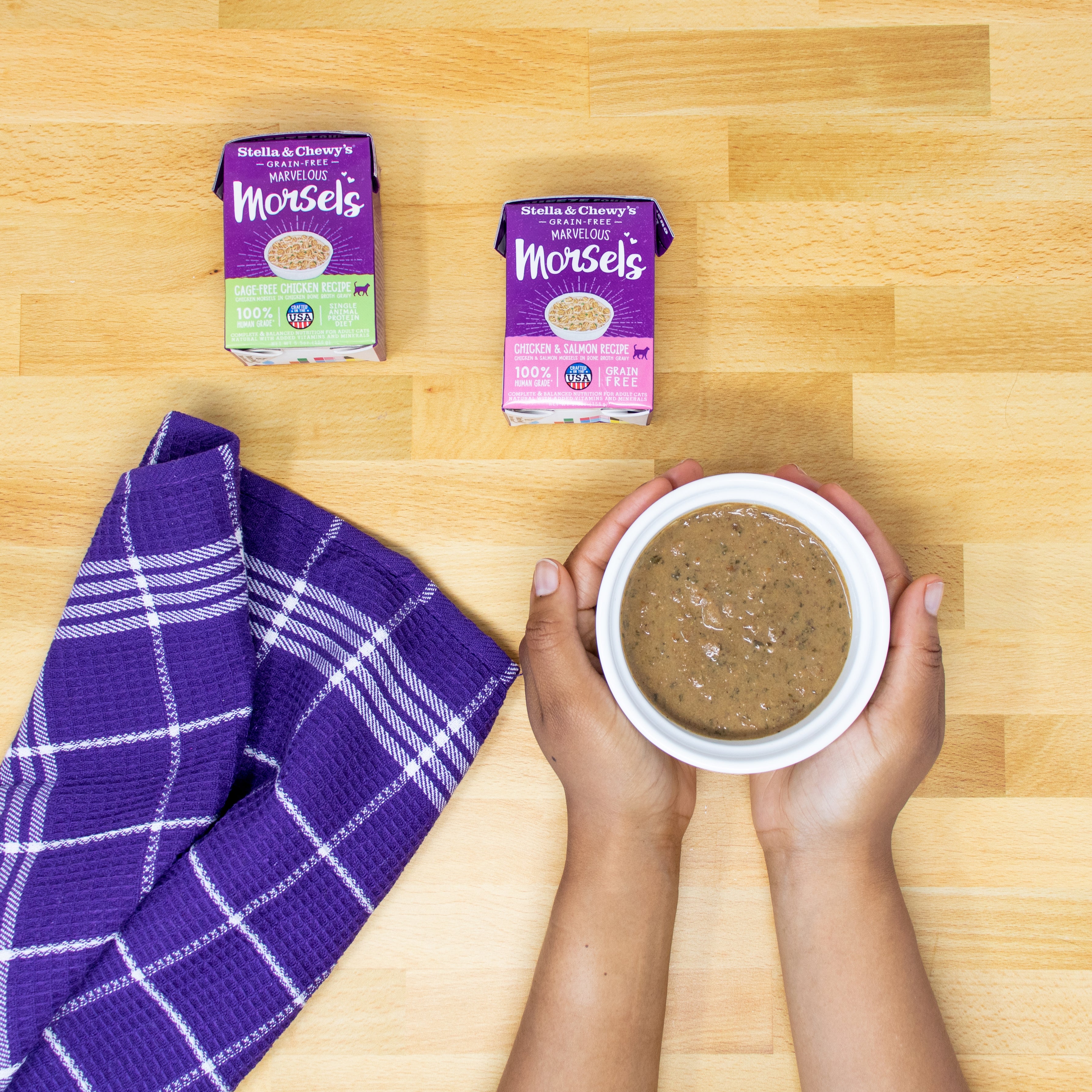 原箱 12 盒優惠 - Stella & Chewy's 啖啖濃湯肉粒系列 (貓濕糧)