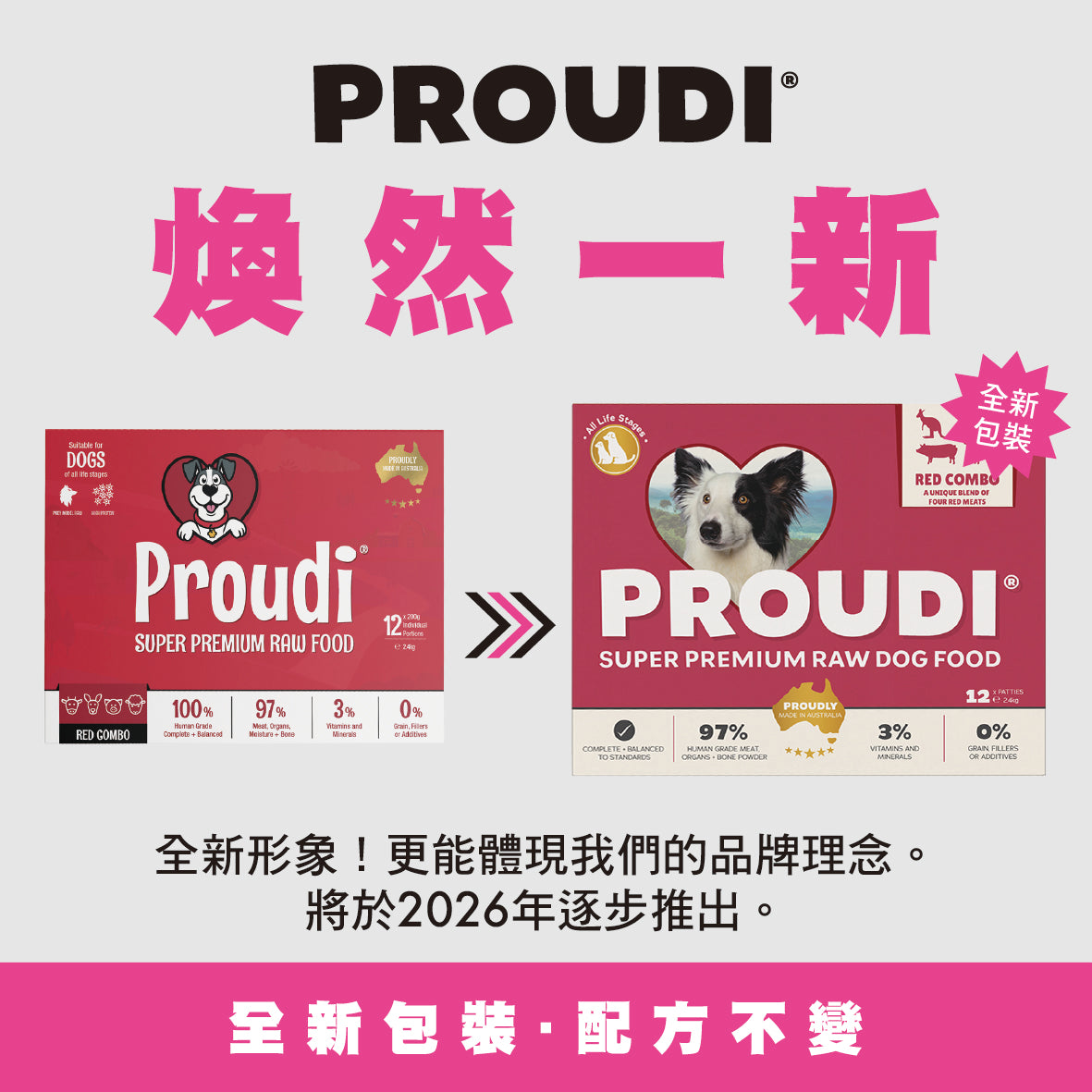 Proudi 急凍狗生肉糧