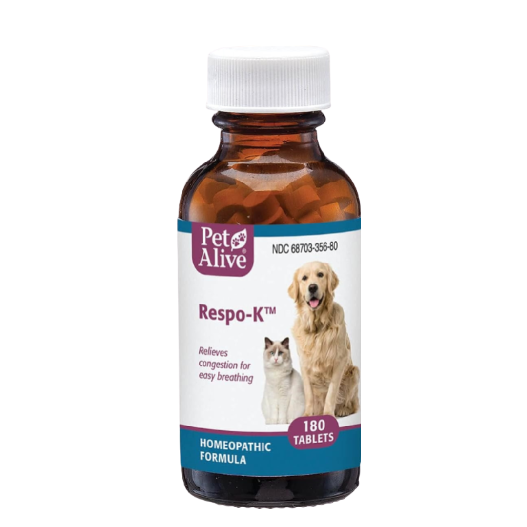 PetAlive - Respo-K 針對感冒或呼吸道感染 180粒
